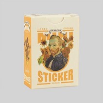 일러스트 반고흐 명화 미니 데코 포인트 스티커팩, 상세페이지 참조