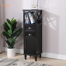 수납장 틈새 빈티지 소품 레트로 서랍, 블랙 다이마루