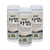 21년에 만든 전통 갯벌 소금 태안 자염 210g x3묶음, 3개