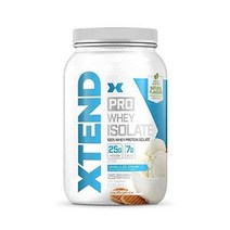 XTEND Pro 분리유청단백질 포타슘 식이섬유 7g BCAA 1.8lbs, Vanilla Ice Cream, 1.8 Pound (Pack of 1)