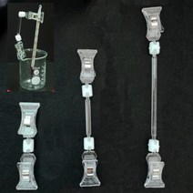 과학실험 액체가열 온도측정 온도계 고정집게 5개 반응 유리기구 증류용 중고등 학교, 집게(대)