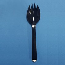 커피바바 블랙 스포크 포크숟가락 개별포장, 1개, 100개입