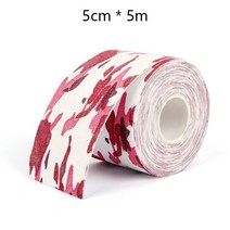 5 CM x M Kinesiotape 탄성 접착 붕대 근 테이프도 위 Football 운동학 Tape Sport 테이핑 First Aid, [16] pink camouflage