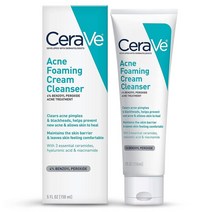세라비 Cerave 아크네 포밍 크림 클렌저 4% 과산화벤조일 함유 지성용 150ml, 150ml(1팩)