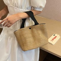 나미나라 라탄 여름 여행보조가방 여자 러블리 토트백 가방 나들이룩 6W9DDC18
