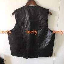 바이크 가죽 조끼 할리데이비슨 빅사이즈 자수 자켓 J11, E