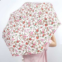 미치코 런던 카르페디엠 튼튼하고 UV차단 예쁜 데일리 브랜드 플라워 3단 우산 양산