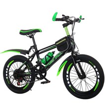 어린이날선물 어린이 산악자전거 광폭바퀴, 22인치 이상, 스피드 체인지 그린 럭셔리 과시, 22인치