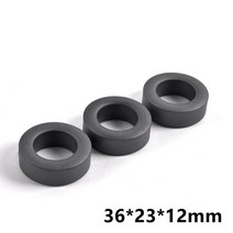 니켈 아연 고주파 전파 방지 인버터 배선 하네스 EMI 코어 링 36*23*12mm 페라이트 필터 차폐