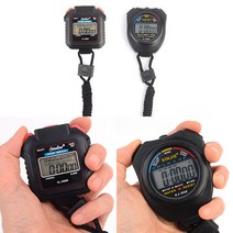 목걸이 초시계 스톱워치 초단위 시계 미니 타이머 2종 크로스핏 인터벌 휴대용 듀얼 디지털 간편 운동 축구 버튼 스탑워치 육상 계주 운동회 스포츠 트레이닝, 고급형