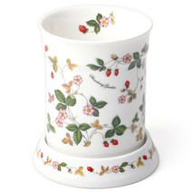 토탈하우스 Bogen 비쥬 도자기 수저통 수저꽂이, 스트로베리-Bogen-비쥬-도자기수저통-4764, 1개