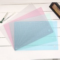 윈스타 반투명 커팅매트 A4 데스크매트 셀프힐링 컷팅, 화이트블루