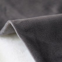 디엠텍스타일 극세사 무지 원단 2mm, 챠콜그레이