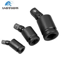 ASDTODW 임팩 유니버셜조인트 1/4 3/8 1/2 임팩소켓 연결대 회전렌치, 3개 세트