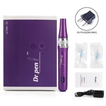 오토 MTS 기계 니들 롤러 닥터펜 Ultima X5 전기 Microneedle Mesotherapy 펜 마이크로 Needling 흉터 제거 얼굴 피부 도구 112569, 국내 사용 플러그