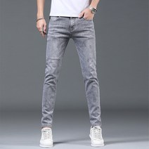 에버유어스 남성 청바지 슬림 일자 긴바지 라이트 그레이 1636