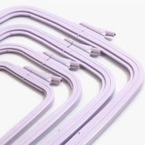 터키 너즈 플라스틱 라일락 사각 수틀 프랑스자수 십자수, 터키너즈 라일락-25cm x 28cm