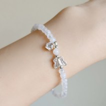 문스톤팔찌 레이어드 패션염주 원석 팔찌