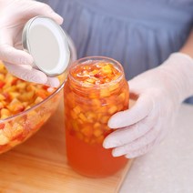 수제청 과일청 자두 복숭아청 700g 선물 답례품 카페, 루네디 자두복숭아청 700g