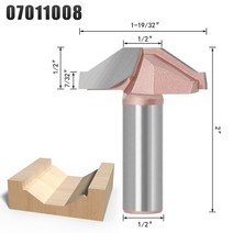 합판재단 목재합판 나무 원목 합판 12.7MM Shank-1PCS cnc 단단한 초경 MDF 합판 목공 라우터 비트 트리머, 05 No.4