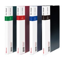 스프링 바인더 플라스틱 PP 책철 화일철 클리어 화일 정부 문서 파일 서류 정리 파일철 1매 상철 두꺼운 펀치리스 문서철 파일집 철 커버, 색상, 청색(405052)