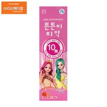 다산헬스팜 쥬쥬 튼튼이 키즈치약 80g 딸기향, 5개