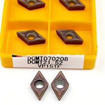 카바이드 인서트 CNC 선반 커터 공구 DCMT 070204070208 절단 VP25TF US735 UE6020, 03 DCMT070204 US735, 1개