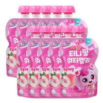 캐치티니핑 과즙퐁당 티니핑 워터젤리 110ml 복숭아맛 하츄핑, 10개