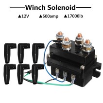 12V 500A 접촉기 6개 윈 치 로커 엄지 커버ATV UTV 트럭솔레노이드 릴레이, CHINA