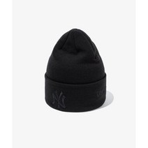 뉴에라 MLB 미국정품 리그 베이직 토널 뉴욕 양키스 비니 블랙 KNIT LEAGUE BASIC TONAL NEYYAN BLK