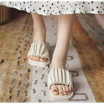 사수바리 셔링 쿠션 슬리퍼 여름 슬리퍼 비치슬리퍼 여자여름샌들 워터샌들 워터슈즈