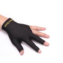 WHYY 당구장갑 전공 왼손 새 손가락 장갑 당구 용품 벙어리 장갑 5-6-2, 왼손 2개, 블랙