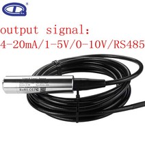 액체 레벨 트랜스미터 물 탱크 압력 트랜스미터 연료 센서 QDY30A, 15 5m range 0-10V