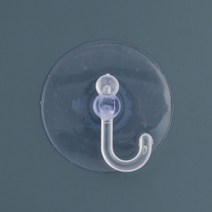 PVC 소재 투명 J형 고리 압착고무 큐방 고리 20p세트 개당 지름 50mm, 1세트