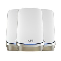 넷기어 오르비 10기가 RBKE963(3Pack) WiFi 6E 쿼드밴드 무선메시와이파이 증폭기 10G 인터넷 공유기 AXE11000, 블랙에디션