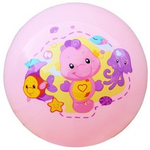 아기바운서 만화 동물 soft inflatable 파악 놀이 공 농구 유치원 야외 아기, 5(펌프 포함)