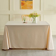 식탁보 테이블보 행사장 생일파티 홈카페 배경천 돌상, 상세 페이지 참고, 화이트 220x320cm