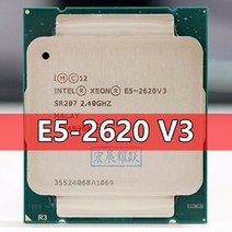 해외 인텔 제온 프로세서 E5 2620 V3 CPU 2.4G LGA 2011 3 E5 2620 V3 2620V3 PC 데스크탑 프로세서 CPU P