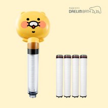 대림바스플랜 카카오프렌즈 녹물염소 필터샤워기 [춘식이] + 필터 [4P], 단품없음