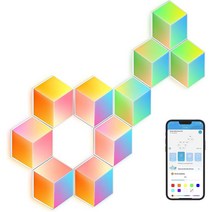 고비 Govee Glide 헥사 Pro 3D LED 조명 패널 인테리어등 3개 10개, 3세트