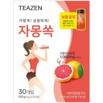 티젠 자몽쏙 5g x 30개 착즙분말차 과일분말 코스트코, 1팩