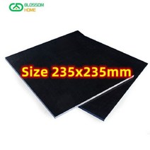 235x235mm 블랙 FR4 유리 섬유 시트 플레이트 GFRP GF 보드 에폭시 FR-4 절연 및 정전기 방지, [01]235x235mm, [07]Thickness 5mm