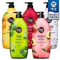 애경 샤워메이트 파머스 바디워시 1200g x2개, 유자 x2