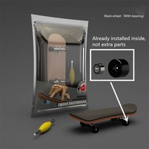 서프 스케이트 핑거 랜드서핑 스무스스타 finger skateboard wooden fingerboard toy professional stents finger skate, bk-b