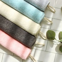 아트박스/어메니티타올 40수 코마사 무형광 주방타올 고리수건 70g 5장 세트, 다크그레이 5장