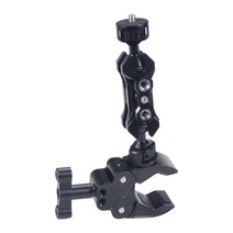 블루레이크 카메라 사진기 호환 부속 부품 매직 암 360 회전 20mm 더블 볼 헤드 Arri 핀 14 38 스크류 마운트 어댑터 소니 A7C후지 XT4 케이지 DSLR, 22.1 4 to 1 4 Bla Set A