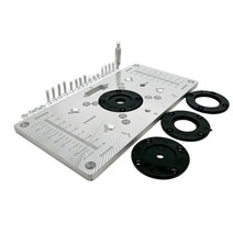 라우터 리프트 테이블 목공 실험실 연구실 라우터 리프트 범용 트리밍 기계 테이블베이스 및 테이블 삽입, 02 Plate A