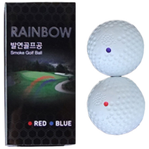 정품볼 레인보우 발연골프공 2