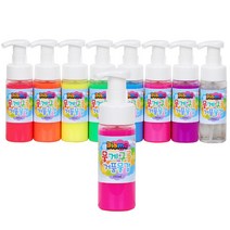 [키즈맘아트] 뭉게구름 거품물감 150ml 낱색, 형광 노랑