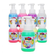 뭉게구름 거품물감 300ml 낱색 / 키즈맘아트 거품 목욕 버블 플레이 욕실 촉감 오감 발달 샤워 미술 놀이 핑거페인트 어린이 아기 드로잉카페 키즈카페 집콕 엄마표미술 홈스쿨, 1개, 형광 초록